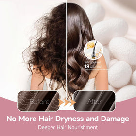 Umisleep two-tone color option bonnet adds style while protecting hair oils.