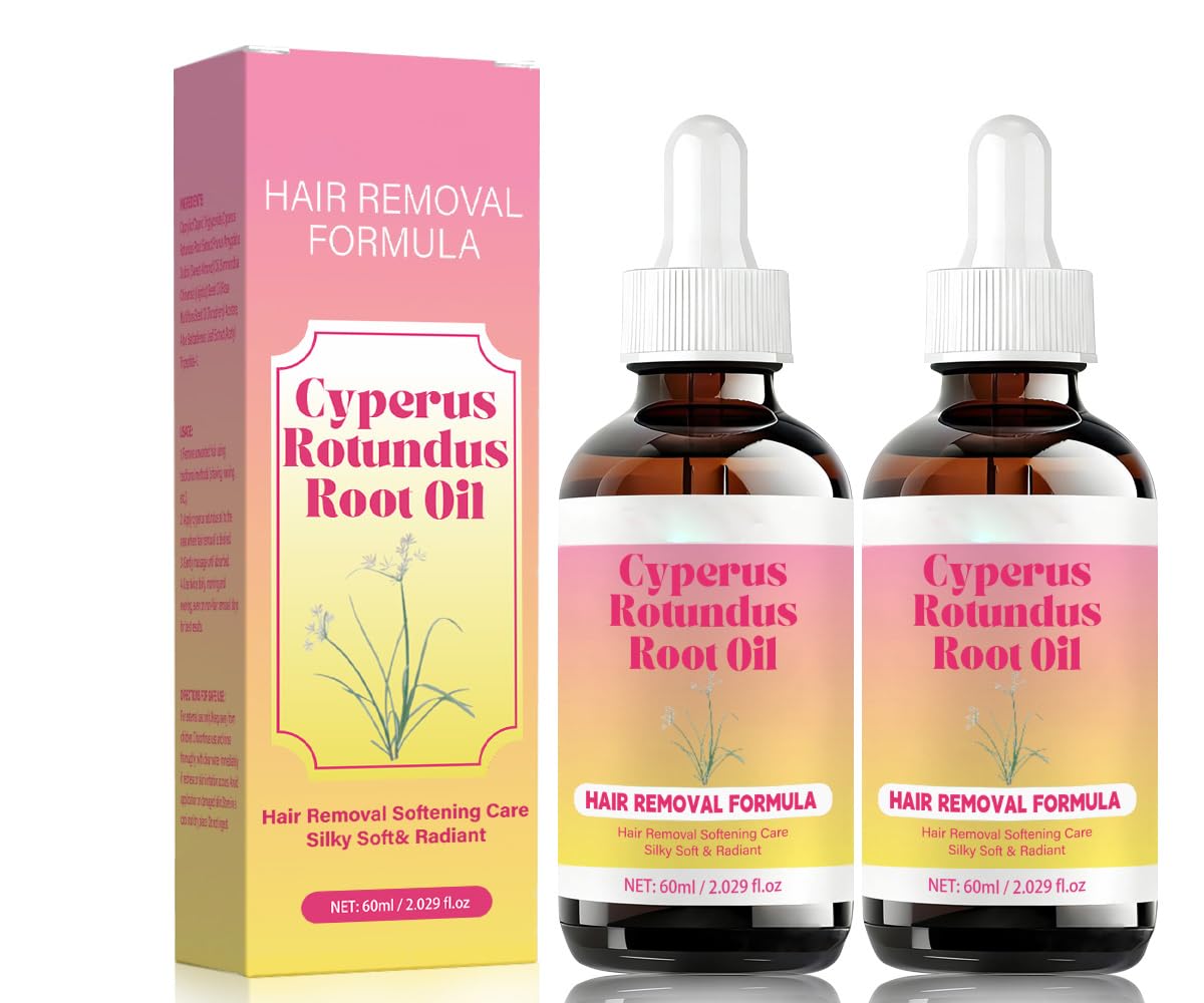 Umizze Cyperus Rotundus Root Oil bottle pouring for smooth skin