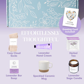 Unboxme Lavender Aromatherapy Candle creates a calm ambiance