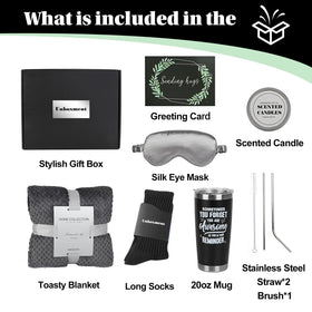 UNBOXMENT soft charcoal gray blanket for warmth and coziness