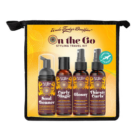 Uncle Funky's Daughter Soul Bounce Mousse on-the-go styling for defined, voluminous curls