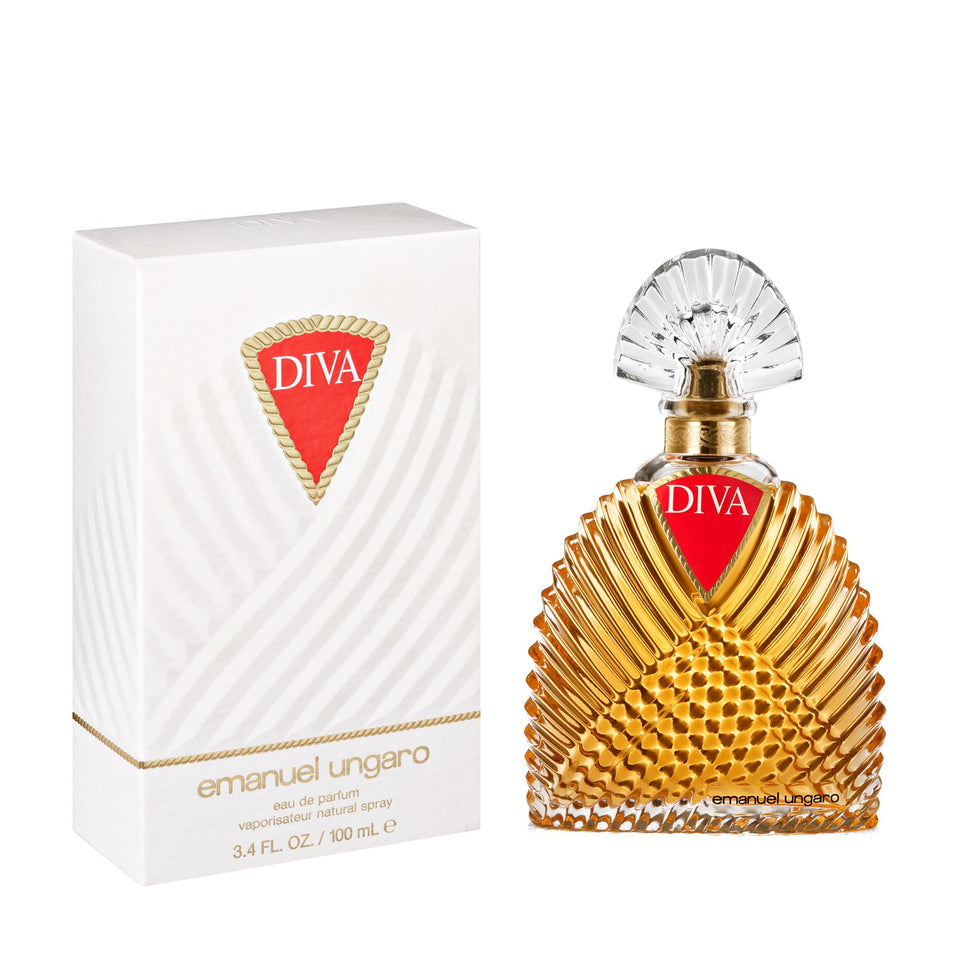 Ungaro Diva bottle close-up showing luxurious design.