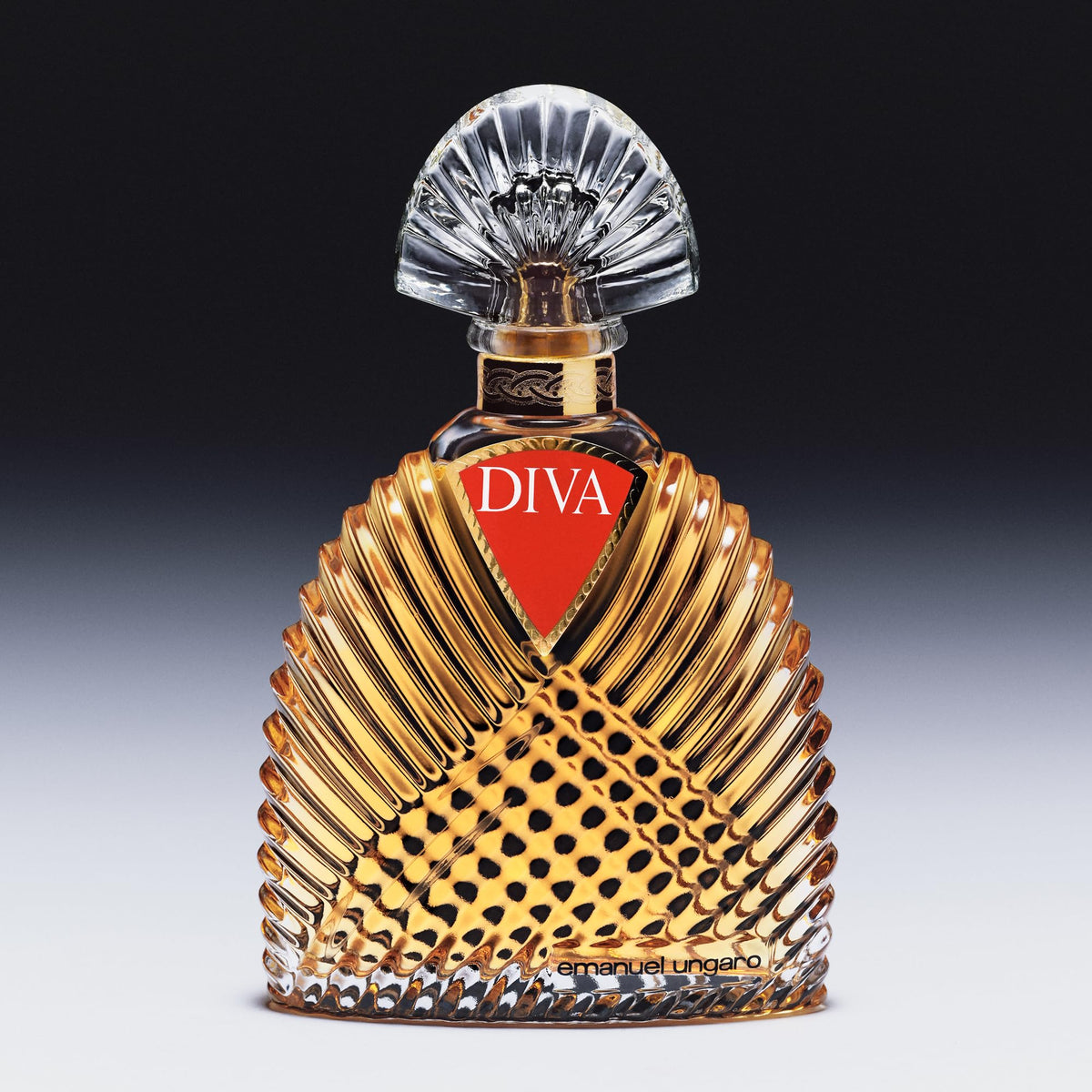 Ungaro Diva with rose petals and amber tones for romance.