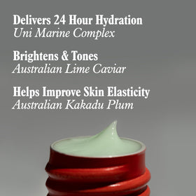 Uni Marine Complex Hydration close-up illustrating fast absorption and moisture retention