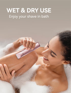 Unibono IPX7 waterproof design for dry and wet shaving
