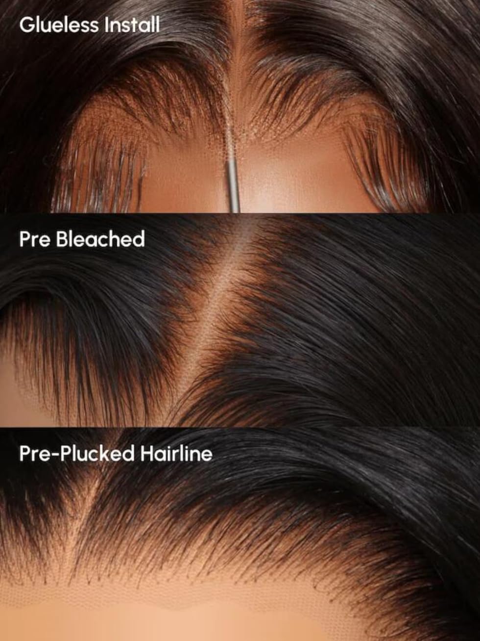 UNICE 20-inch water wave for dramatic, flowing texture.