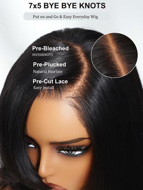 UNICE 8-inch bob wig back view reveals layered silhouette and natural shine.
