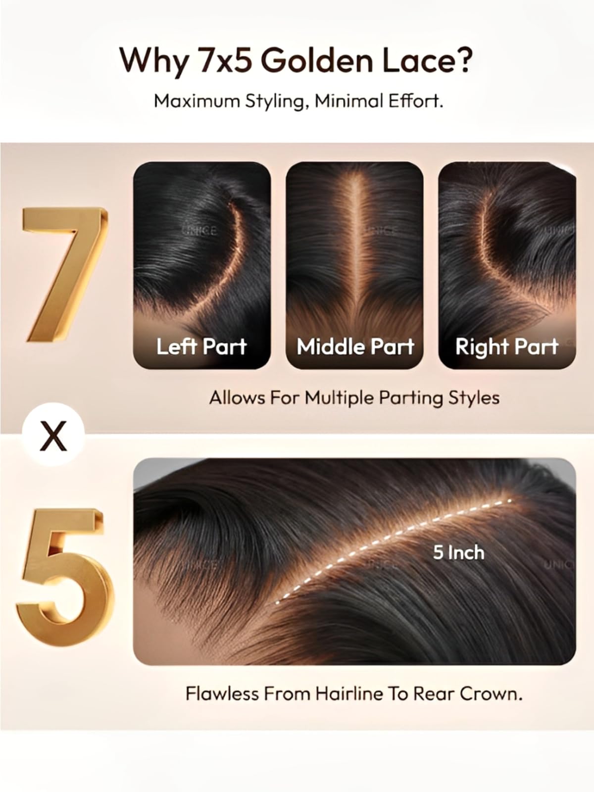 UNICE beginner-friendly wig that’s easy to put on