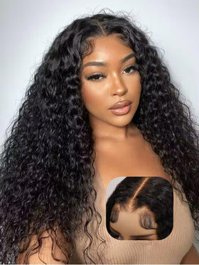 UNICE Bye Bye Knots glueless wig 16-inch front view shows natural hairline and easy wear