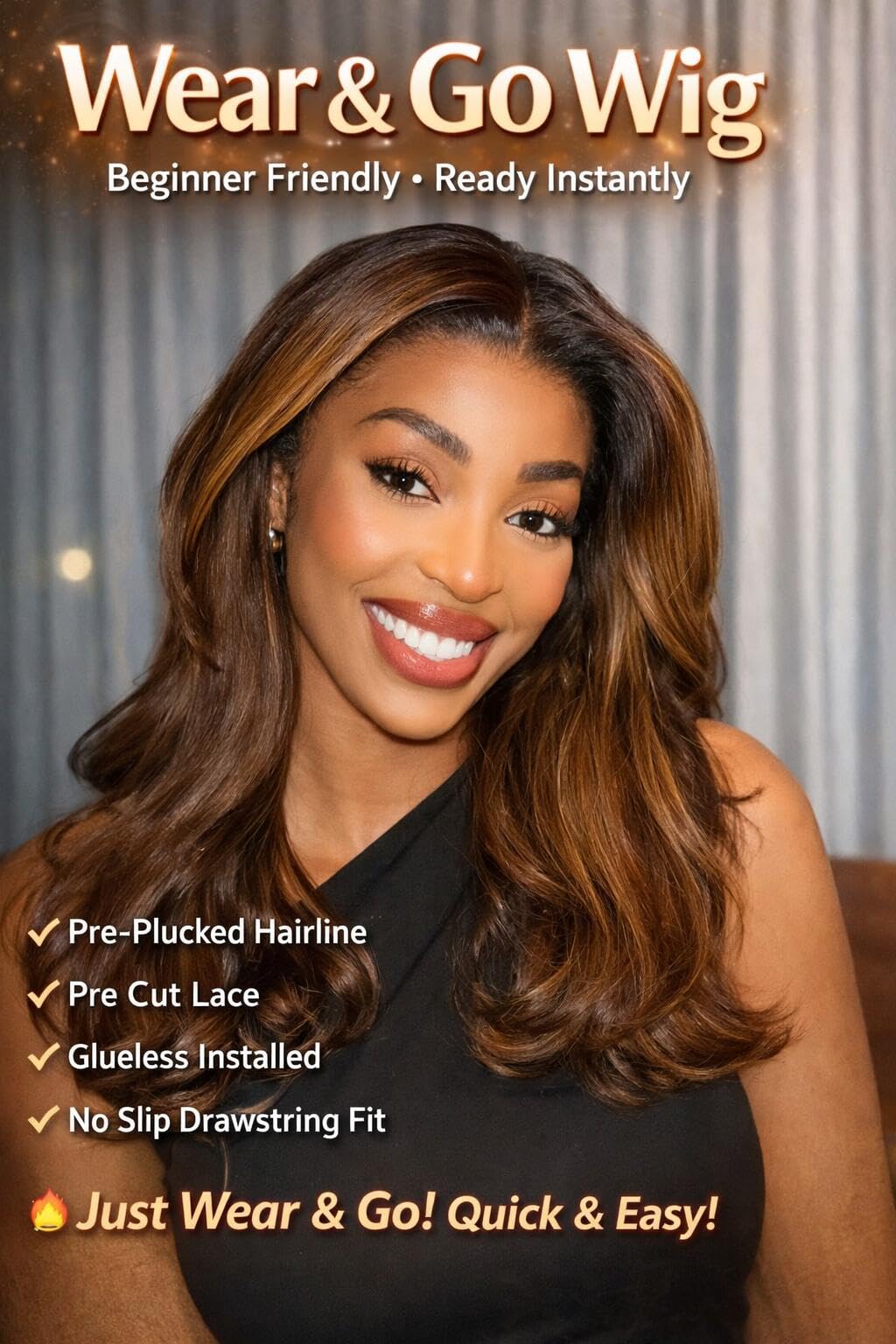 UNICE Bye Bye Knots 7x5 bob wig shows soft, natural movement