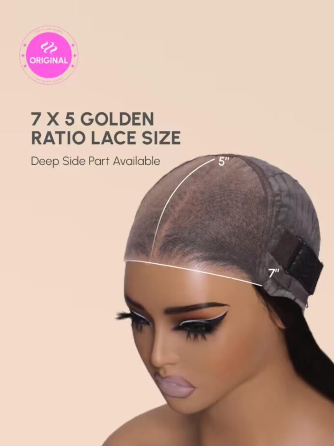 UNICE Bye Bye Knots wig 7x5 lace for versatile parting