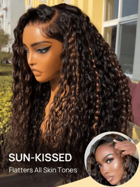 UNICE Bye Bye Slip Bleached knots detail for natural parting effect.