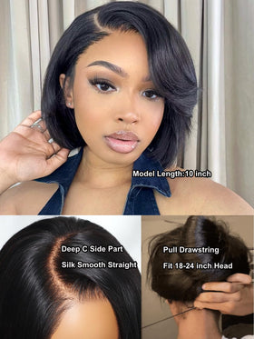 UNICE glueless wig with drawstring for secure all-day wear