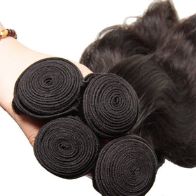 UNICE Hair full head bundles on mannequin, natural look