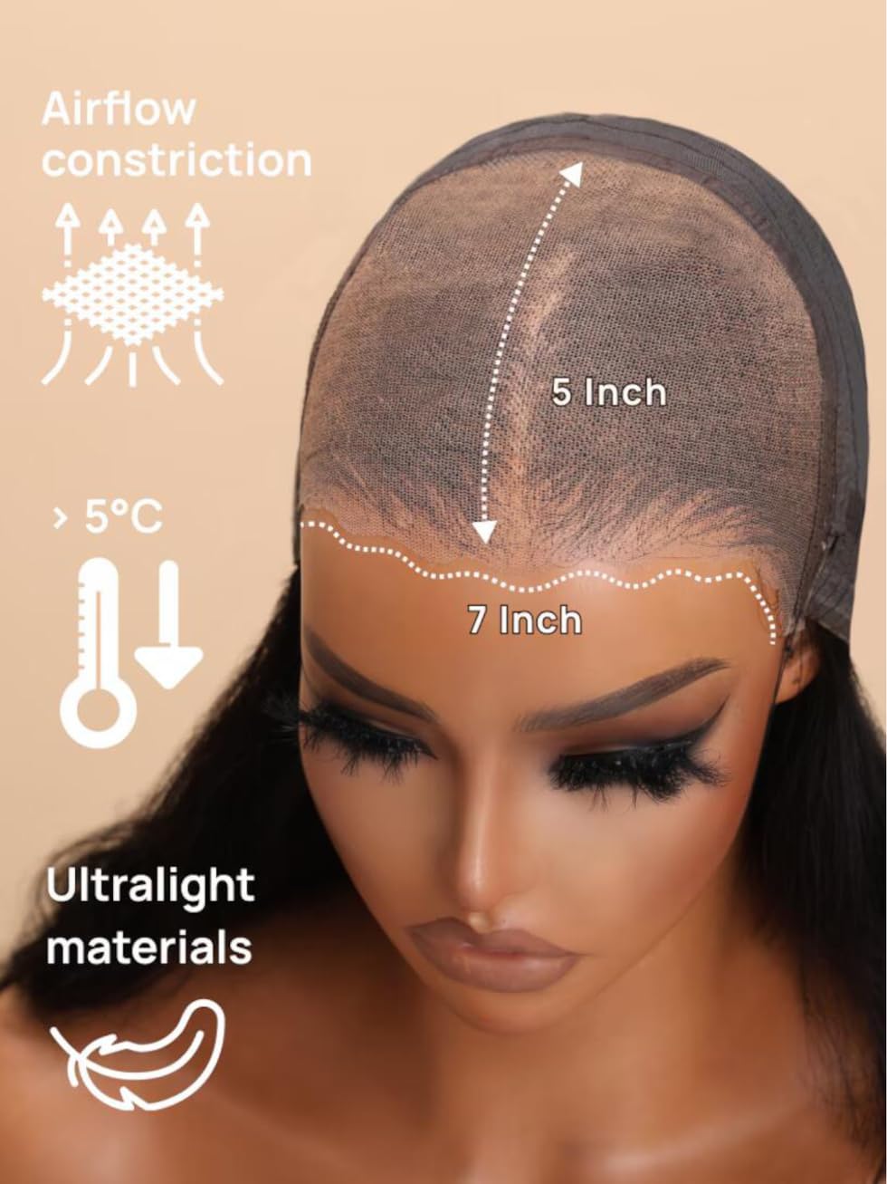 UNICE invisible knots create a seamless scalp appearance.