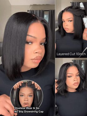 UNICE pre plucked hairline detail for seamless scalp appearance.