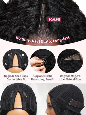 UNICE V Part Wig beginner-friendly wear for busy mornings.