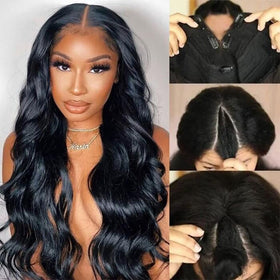 UNICE V Part Wig body wave 16-inch with natural movement.