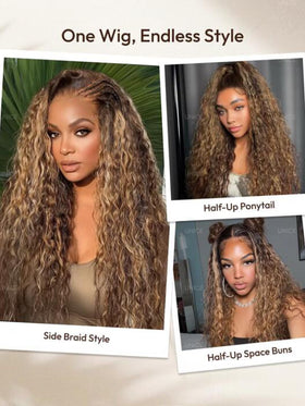 UNICE Water Wave lace-front hairline detail provides breathable comfort all day.