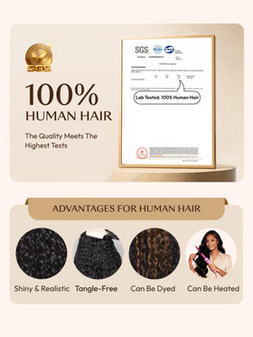 UNICE Water Wave wig features low shedding and tangle-free performance