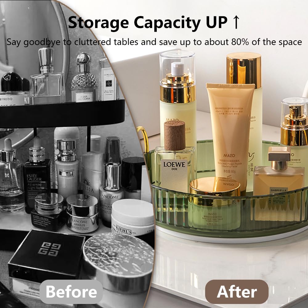 UNICOMVSX skincare storage rack neatly displays creams and serums.