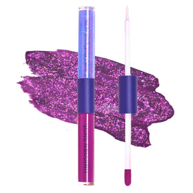 UNICORN SNOT Quiet Riot matte lipstick in Clash for a bold red lip.