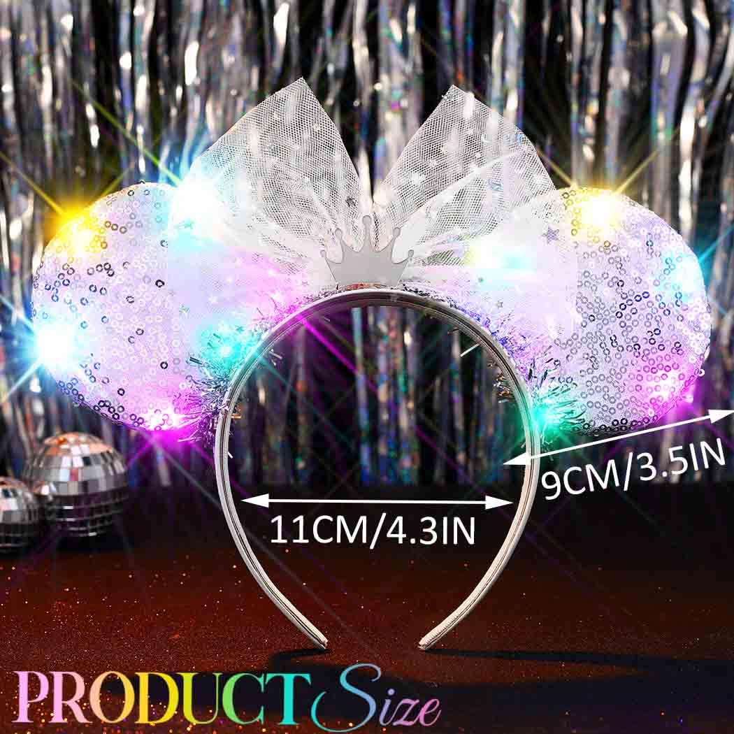 Unicra LED hair accessory adds glow to events and photos.