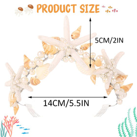 Unicra Starfish Crown suits beach ceremonies and seaside photoshoots