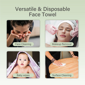 UNIFREE biodegradable viscose towels ideal for eco-friendly, chemical-free cleaning.