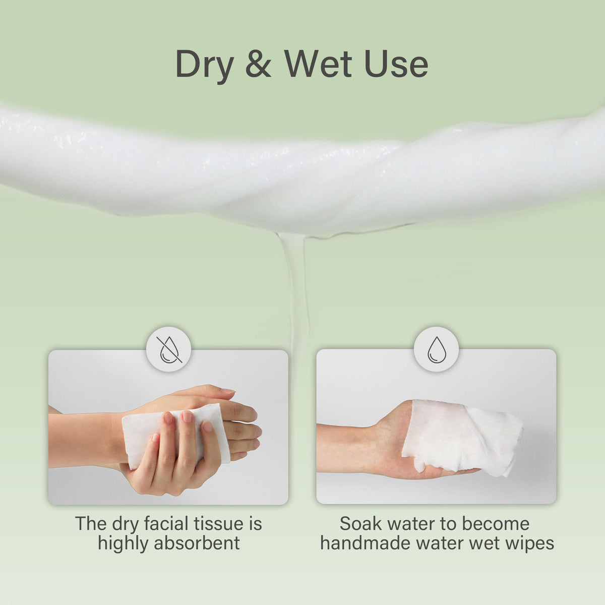 UNIFREE multi-purpose wipes for nose, drool, nursing and on-the-go cleaning.