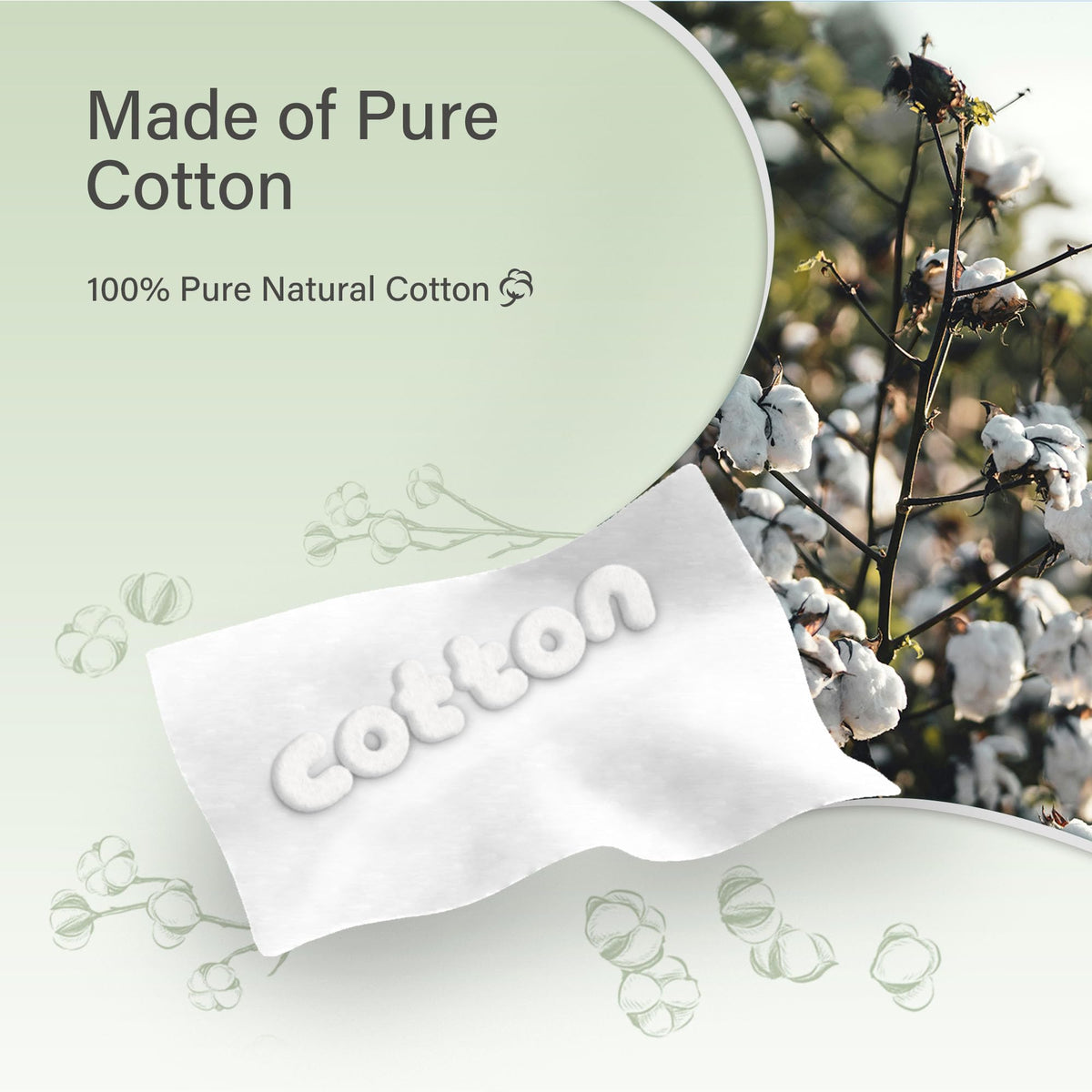 UNIFREE thick soft towels three times stronger for durable wiping.