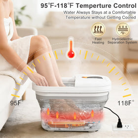 Unifull automatic rotary massage foot spa with rotaries and massage balls.