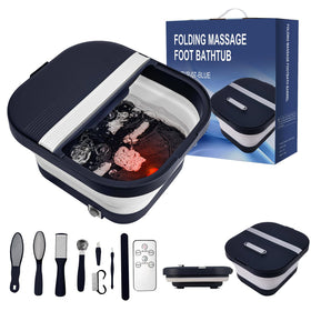 UNIFULL Collapsible Foot Bath Spa with remote and heat for quick warm feet.