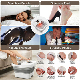 Unifull storage box for spa materials keeps accessories organized.