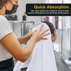 UNIMADE absorbent towels suitable for gym and spa routines with fast absorption.