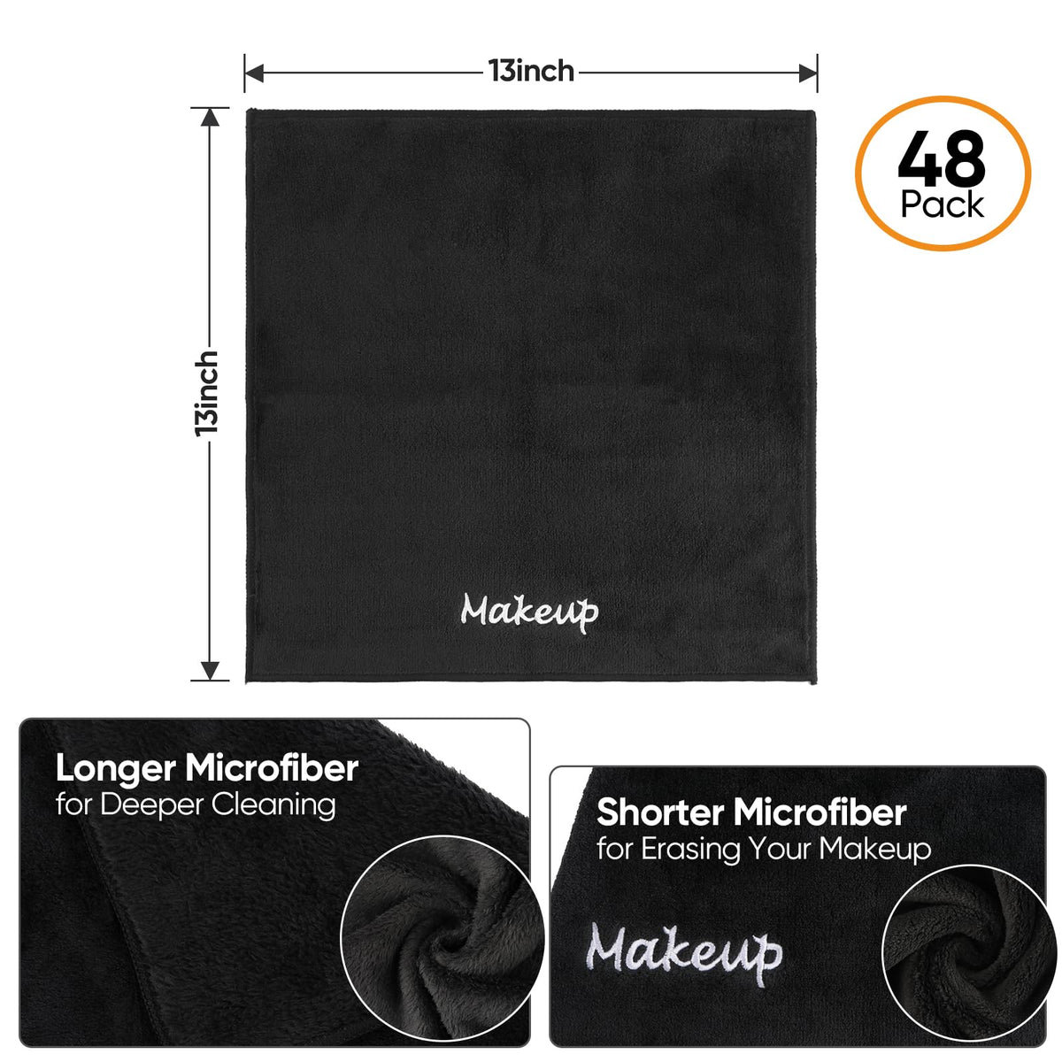 UNIMADE black facial towels hide stains, keeping spaces looking clean.