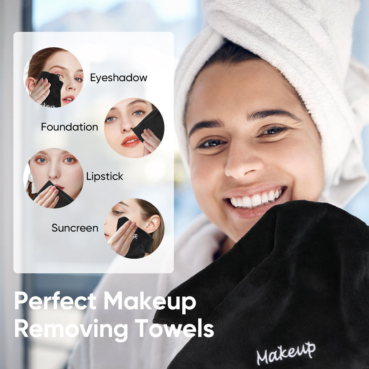 UNIMADE coral fleece texture microfiber towel quick-drying and durable.