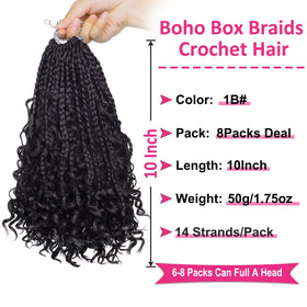Union Beauty goddess box braids curly-ends showcase fluffy texture and natural look.