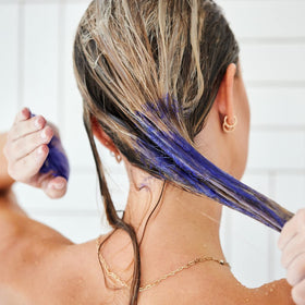Deep repair formula visualized as it strengthens and smooths hair texture