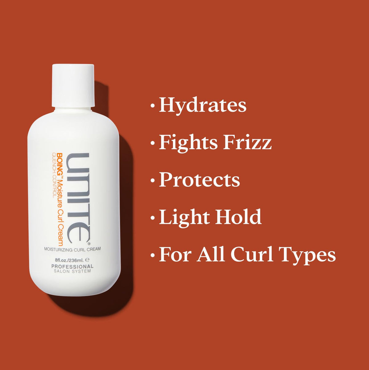 Coconut and Argan oil blend from UNITE BOING balanced moisture for all curl types