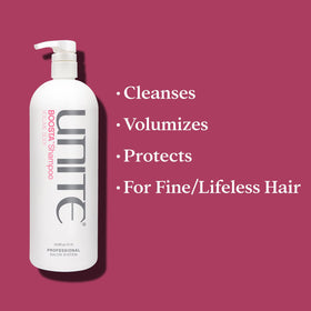 UNITE BOOSTA Shampoo coconut banana scent enhances mood while cleansing hair