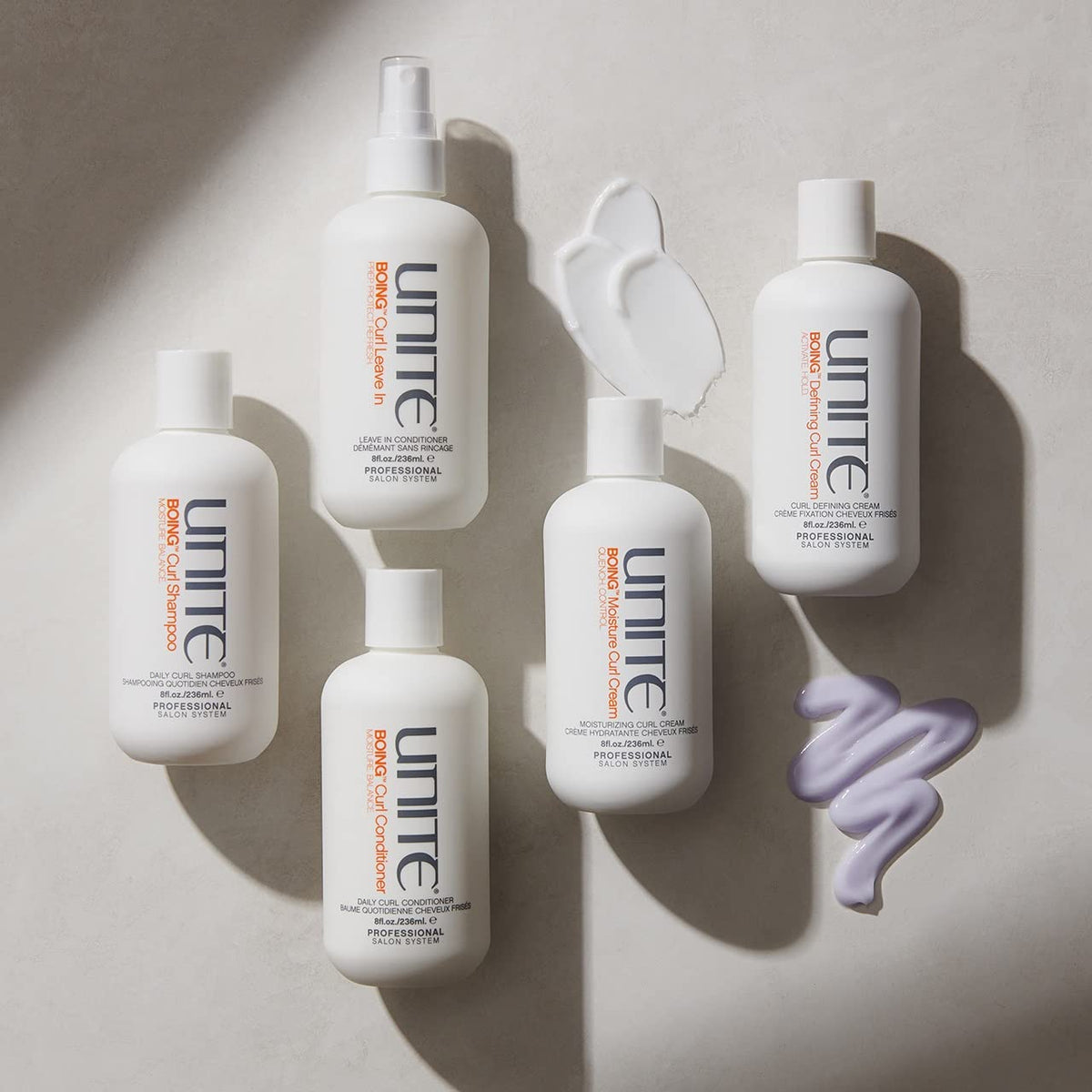 UNITE BOING Curl Conditioner box and bottle on shelf