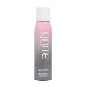 UNITE U:DRY Fresh bottle image showing between-wash hydration for dull ends