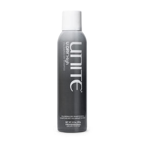 UNITE U:DRY High bottle front showcasing oil-control and volume boost