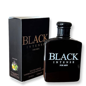 United Scents Black Intense for Men bottle front, a sophisticated option for daily wear.
