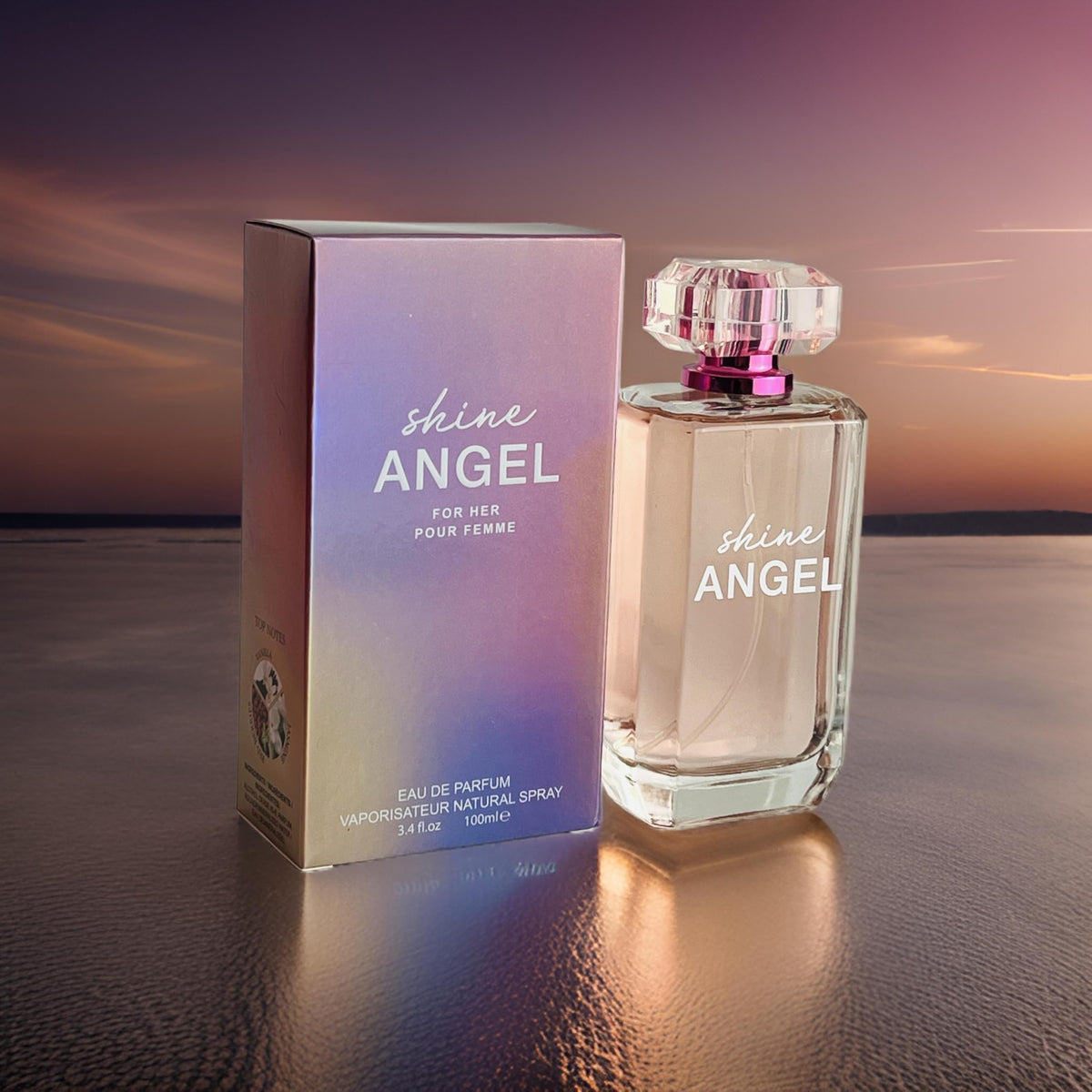 United Scents Shine Angel amber-nectar note close-up warmth