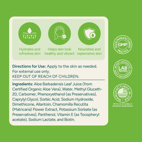 Univera Aloe in the Raw sun-care showcase suggests a simple after-sun routine.