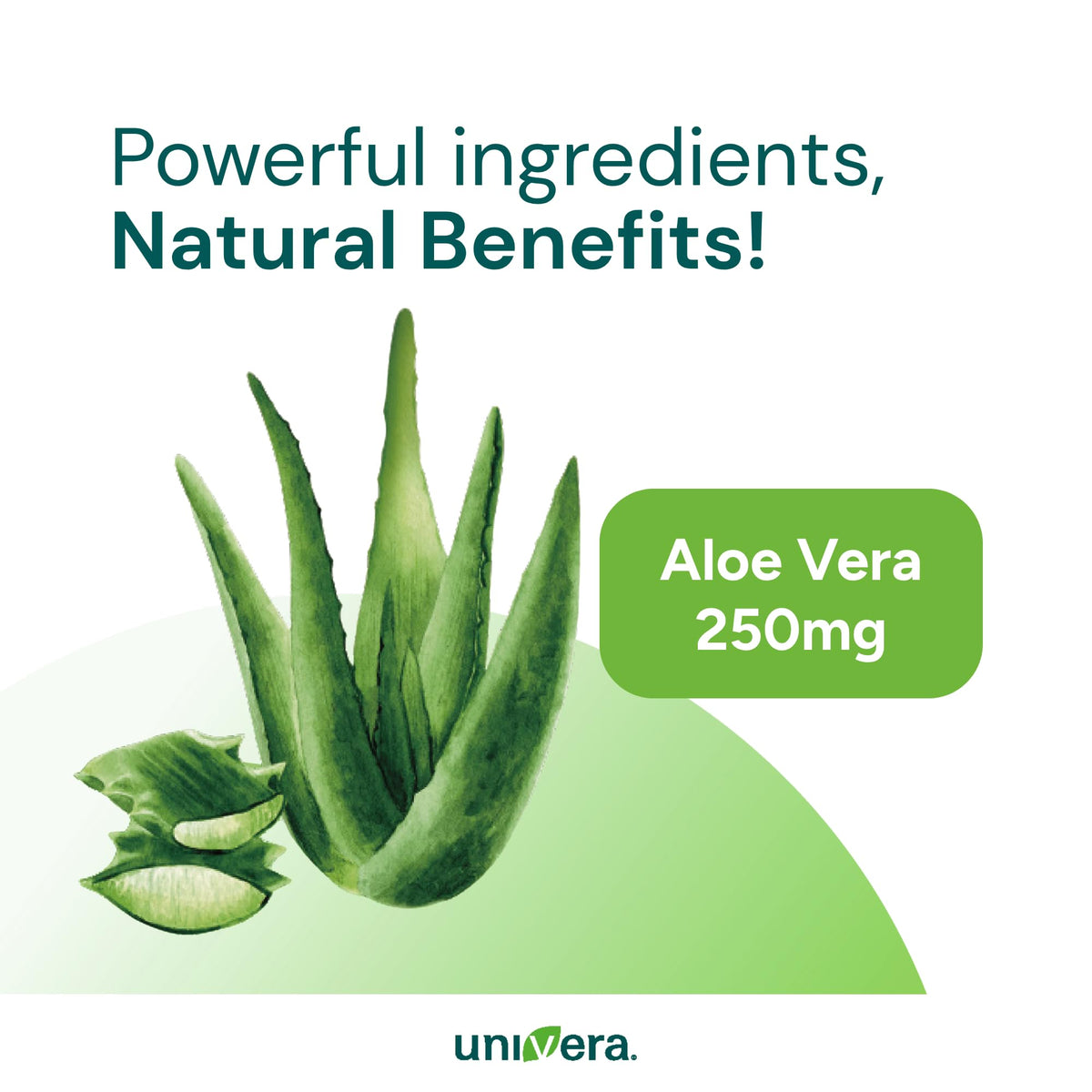 Univera Aloe in the Raw organic-farm sourcing highlights sustainable, cruelty-free skincare.