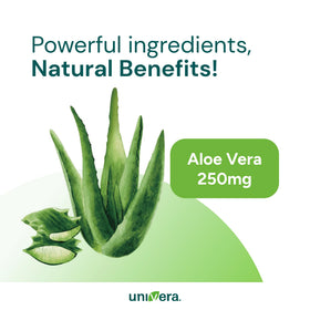 Univera Aloe in the Raw organic-farm sourcing highlights sustainable, cruelty-free skincare.