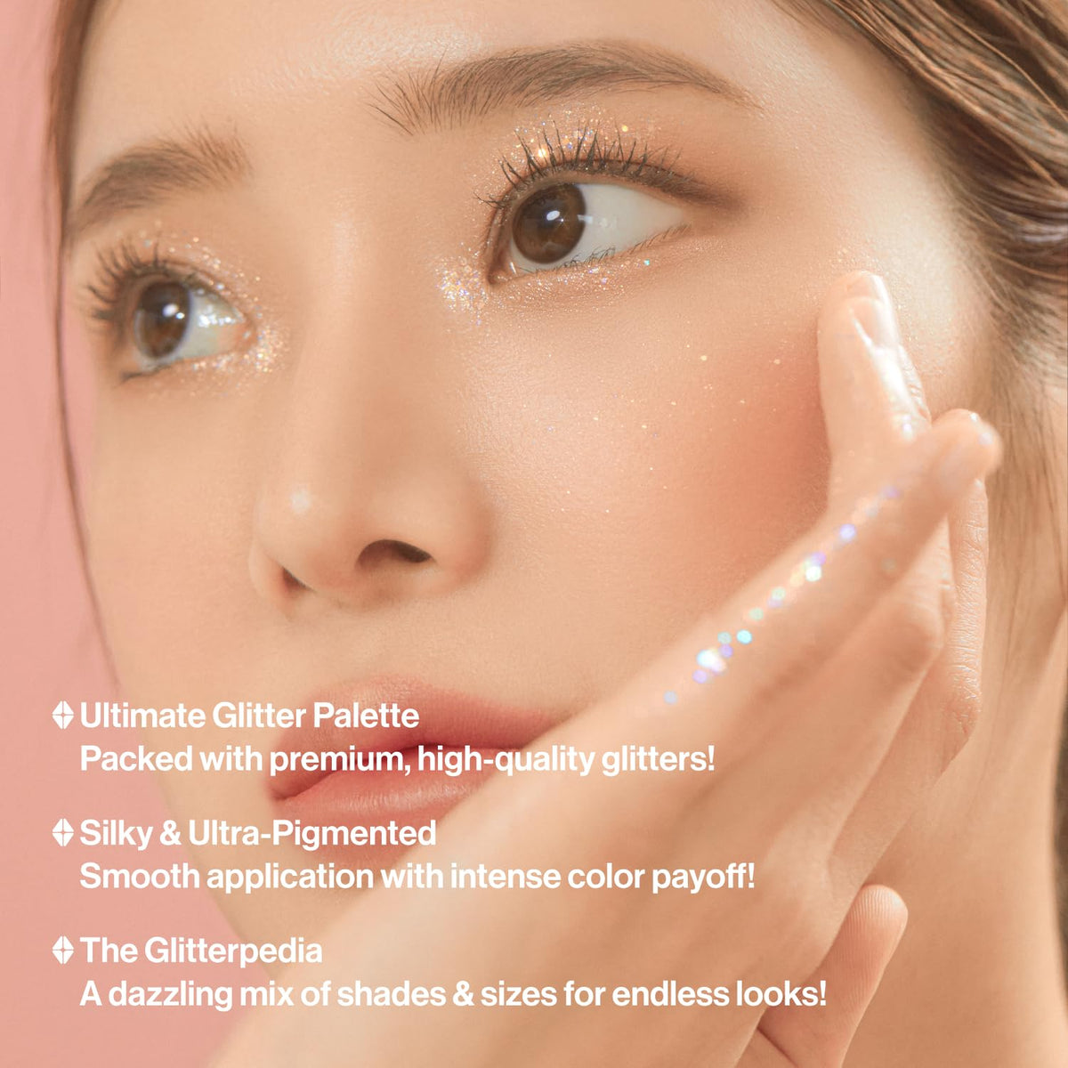 UNLEASHIA Glitterpedia glitter formula delivers festive sparkle with minimal fallout.